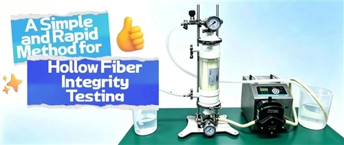 Un metodo semplice e rapido per testare l'integrità della fibra cava